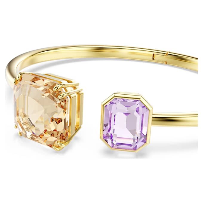 Millenia-armband met achthoekige slijpvorm, veelkleurig, verguld Millenia-armband met achthoekige slijpvorm, veelkleurig, verguld