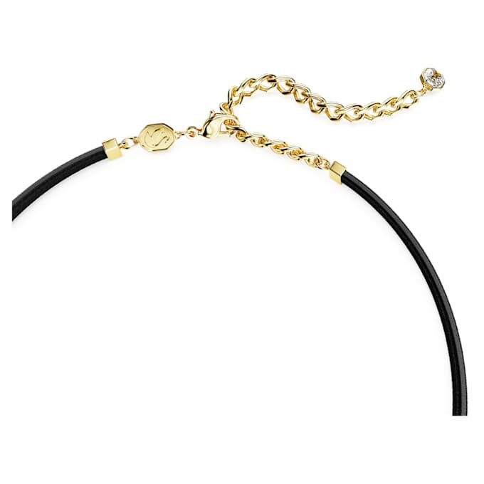 Millenia-choker met achthoekige slijpvorm, paars, verguld Millenia-choker met achthoekige slijpvorm, paars, verguld