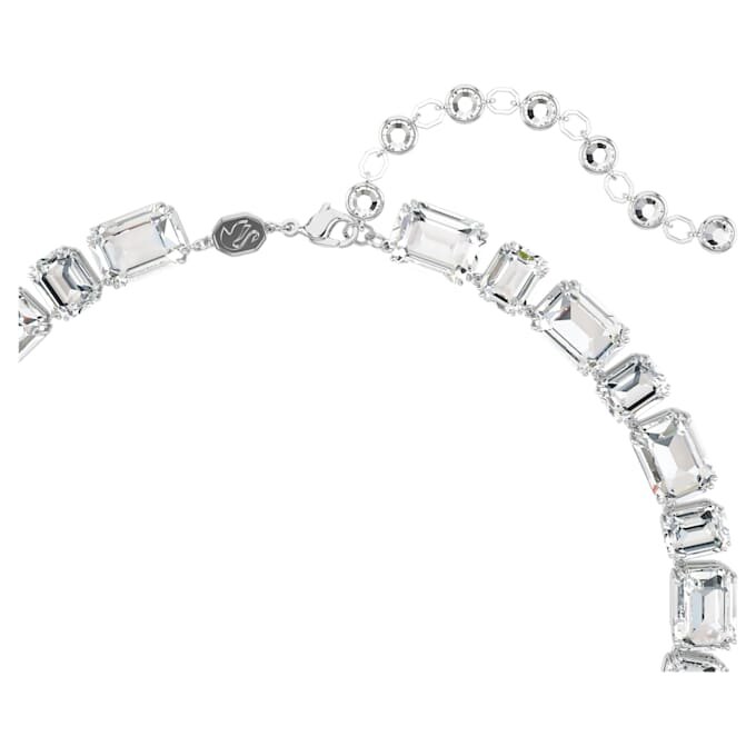 Millenia-ketting met achthoekige slijpvorm, wit, gerhodineerd Millenia-ketting met achthoekige slijpvorm, wit, gerhodineerd