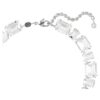 Millenia-ketting met gemengde slijpvormen, wit, gerhodineerd
