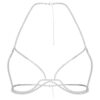 Millenia-lichaamsketting met ronde slijpvorm, wit, gerhodineerd Millenia-lichaamsketting met ronde slijpvorm, wit, gerhodineerd