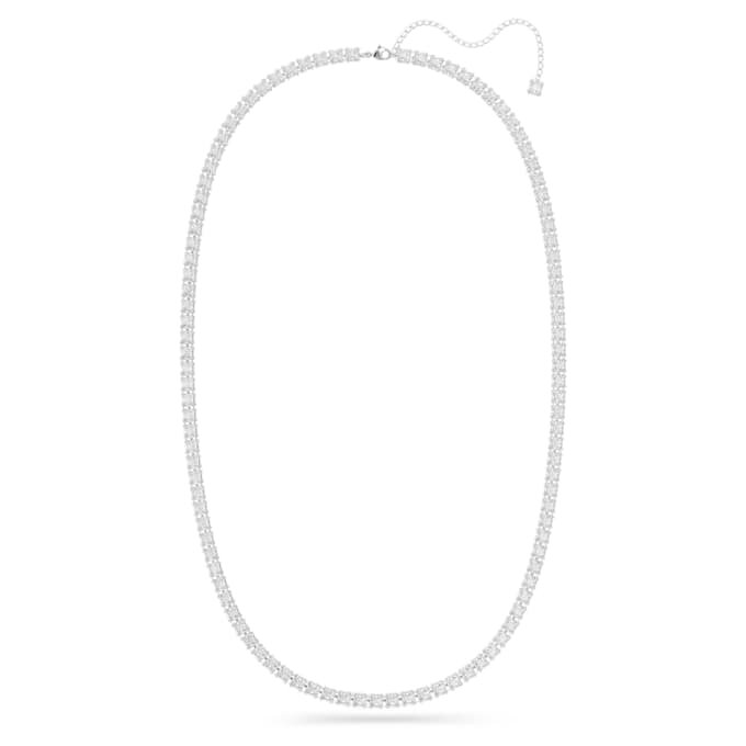 Millenia-riem met vierkante slijpvorm, wit, gerhodineerd Millenia-riem met vierkante slijpvorm, wit, gerhodineerd