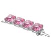 Millenia-verlengstuk met achthoekige slijpvorm, roze, gerhodineerd Millenia-verlengstuk met achthoekige slijpvorm, roze, gerhodineerd