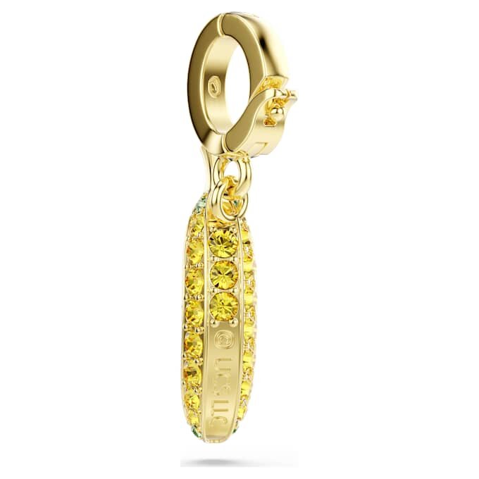 Minions-bananenbedeltje met pavé, geel, verguld Minions-bananenbedeltje met pavé, geel, verguld