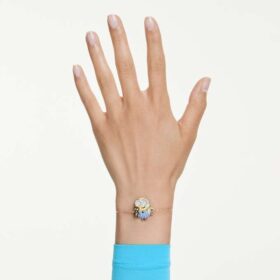 Minions Bob-armband met pavé, veelkleurig, verguld