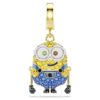 Minions Bob-bedel met pavé, veelkleurig, verguld Minions Bob-bedel met pavé, veelkleurig, verguld