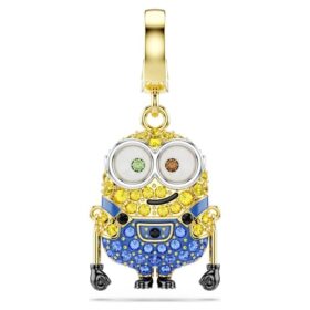 Minions Bob-bedel met pavé, veelkleurig, verguld