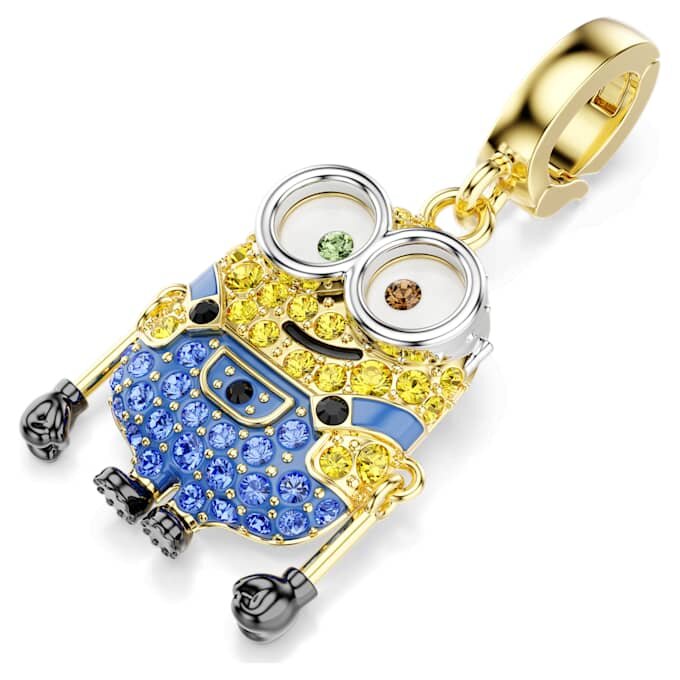 Minions Bob-bedel met pavé, veelkleurig, verguld Minions Bob-bedel met pavé, veelkleurig, verguld