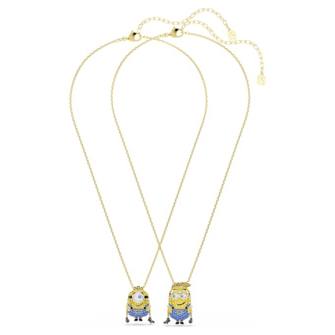 Minions James en Henry Set Pavé, veelkleurig, verguld Minions James en Henry Set Pavé, veelkleurig, verguld