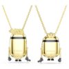 Minions James en Henry Set Pavé, veelkleurig, verguld Minions James en Henry Set Pavé, veelkleurig, verguld