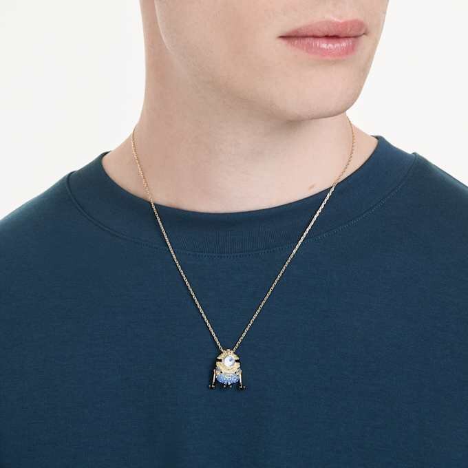 Minions James en Henry Set Pavé, veelkleurig, verguld Minions James en Henry Set Pavé, veelkleurig, verguld