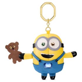 Minions-tasbedeltje, veelkleurig, verguld