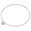 Octagon-ketting met in het laboratorium gekweekte diamanten, 12,86 karaat in totaal, achthoekige vorm, 18-karaats witgoud Octagon-ketting met in het laboratorium gekweekte diamanten, 12,86 karaat in totaal, achthoekige vorm, 18-karaats witgoud