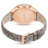 Octea Chrono-horloge, Swiss Made, leren band, grijs, roségoudkleurige afwerking Octea Chrono-horloge, Swiss Made, leren band, grijs, roségoudkleurige afwerking