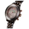 Octea Chrono-horloge Swiss Made, metalen armband, roségoudkleurig, afwerking van gemengd metaal