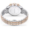Octea Chrono-horloge Swiss Made, metalen armband, roségoudkleurig, afwerking van gemengd metaal