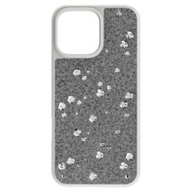 Opvallend smartphonehoesje met verspreid patroon, iPhone® 16 Pro Max, zilverkleurig