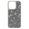Opvallend smartphonehoesje met verspreid patroon, iPhone® 16 Pro, zilverkleurig Opvallend smartphonehoesje met verspreid patroon, iPhone® 16 Pro, zilverkleurig