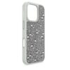 Opvallend smartphonehoesje met verspreid patroon, iPhone® 16 Pro, zilverkleurig Opvallend smartphonehoesje met verspreid patroon, iPhone® 16 Pro, zilverkleurig