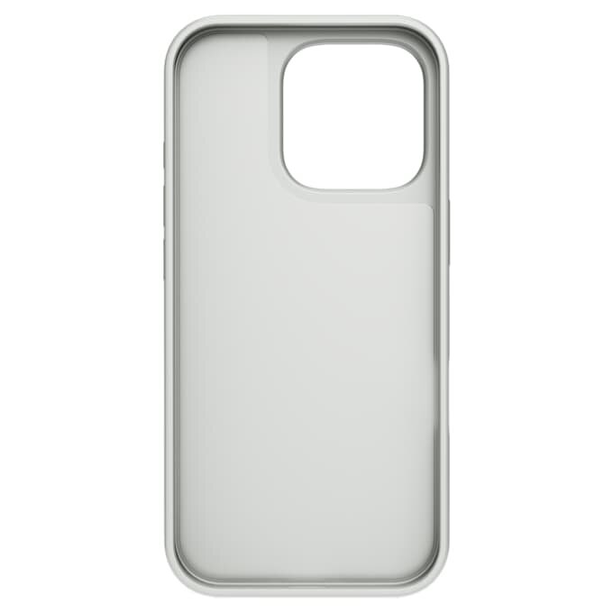 Opvallend smartphonehoesje met verspreid patroon, iPhone® 16 Pro, zilverkleurig Opvallend smartphonehoesje met verspreid patroon, iPhone® 16 Pro, zilverkleurig