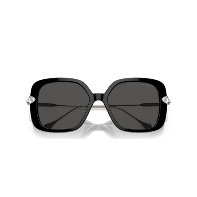 Oversized zonnebril, vierkante vorm, Sk6011, zwart Oversized zonnebril, vierkante vorm, Sk6011, zwart