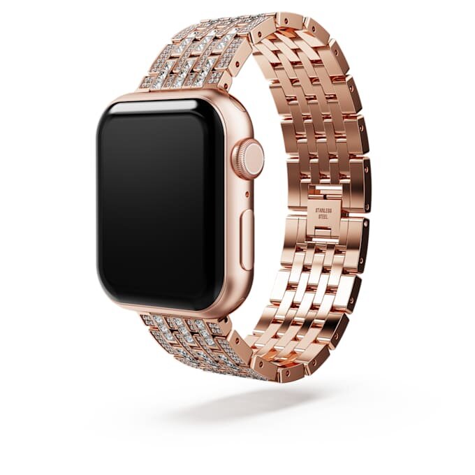 Princess-bandje voor Apple Watch® 40 mm & 41 mm, roségoudkleurig, roségoudkleurige afwerking Princess-bandje voor Apple Watch® 40 mm & 41 mm, roségoudkleurig, roségoudkleurige afwerking