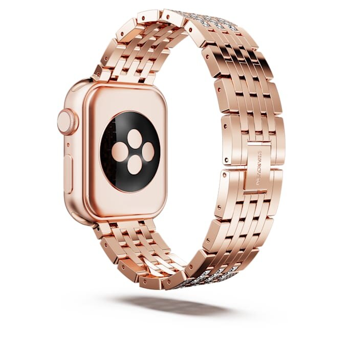 Princess-bandje voor Apple Watch® 40 mm & 41 mm, roségoudkleurig, roségoudkleurige afwerking Princess-bandje voor Apple Watch® 40 mm & 41 mm, roségoudkleurig, roségoudkleurige afwerking