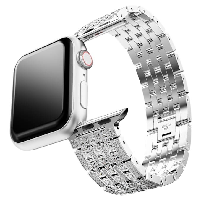 Princess-bandje voor Apple Watch® 40 mm en 41 mm, zilverkleurig, roestvrij staal Princess-bandje voor Apple Watch® 40 mm en 41 mm, zilverkleurig, roestvrij staal