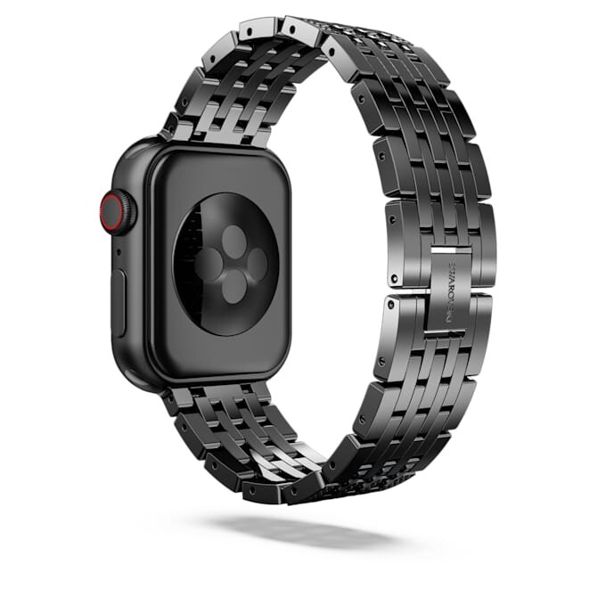 Princess-horlogeband voor Apple Watch® 40 mm & 41 mm, zwart, zwarte afwerking Princess-horlogeband voor Apple Watch® 40 mm & 41 mm, zwart, zwarte afwerking