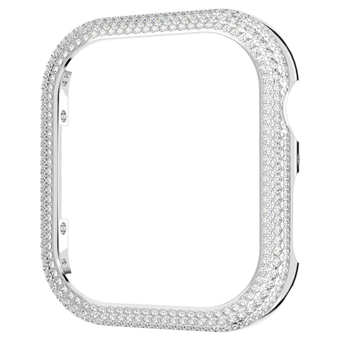 Schitterende hoes voor Apple Watch® Series 7, 41 mm, zilverkleurig Schitterende hoes voor Apple Watch® Series 7, 41 mm, zilverkleurig