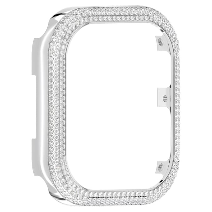 Schitterende hoes voor Apple Watch® Series 7, 41 mm, zilverkleurig Schitterende hoes voor Apple Watch® Series 7, 41 mm, zilverkleurig