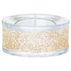 Shimmer theelichthouder goudkleurig