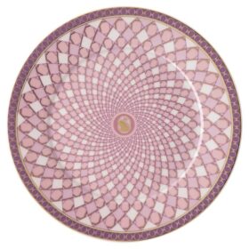 Signum broodbord van porselein, roze
