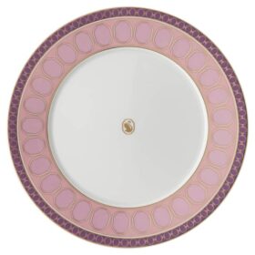 Signum-dinerbord van porselein, roze