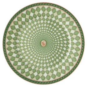 Signum broodbord van porselein, groen Signum broodbord van porselein, groen