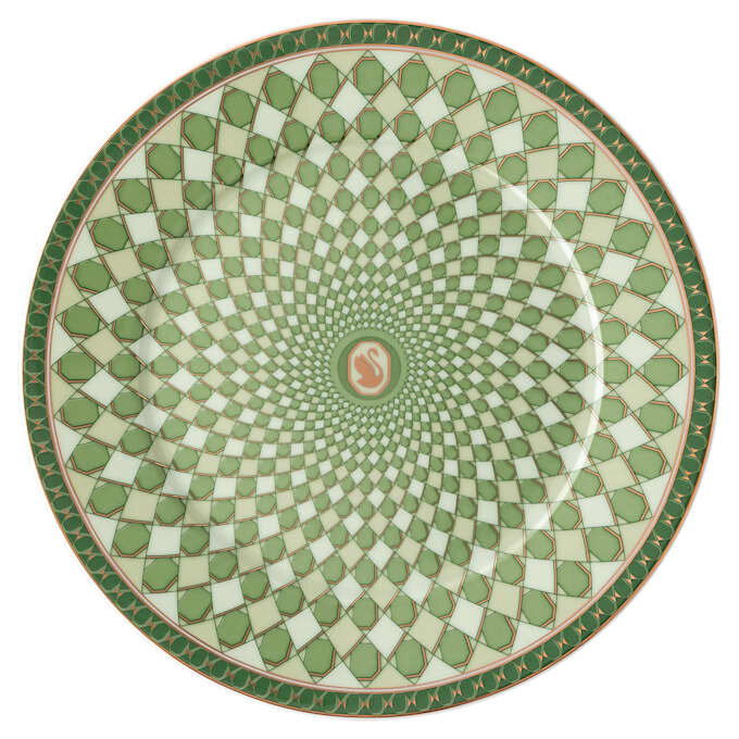 Signum broodbord van porselein, groen Signum broodbord van porselein, groen