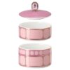 Signum-doos van porselein, klein, roze Signum-doos van porselein, klein, roze