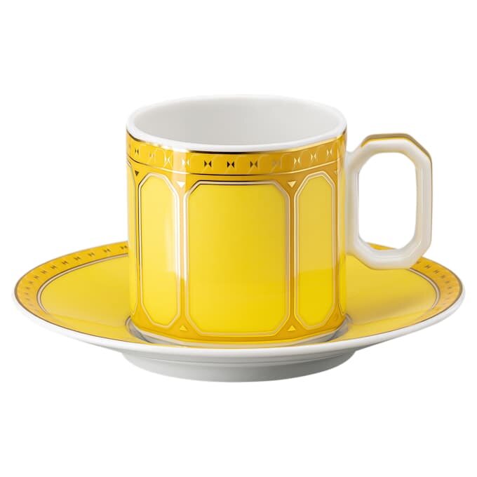 Signum-espressoset van porselein, veelkleurig Signum-espressoset van porselein, veelkleurig
