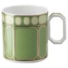 Signum koffiekopje met schoteltje, porselein, groen Signum koffiekopje met schoteltje, porselein, groen
