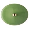 Signum koffiepot van porselein, groen