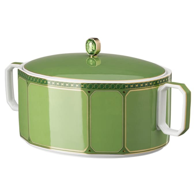 Signum-kom van porselein, groen Signum-kom van porselein, groen