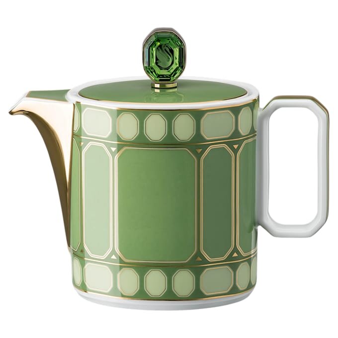 Signum melkkan van porselein, groen Signum melkkan van porselein, groen
