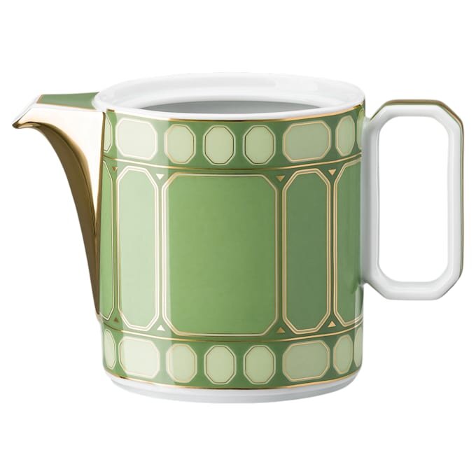 Signum melkkan van porselein, groen Signum melkkan van porselein, groen