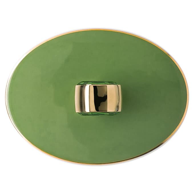 Signum melkkan van porselein, groen Signum melkkan van porselein, groen