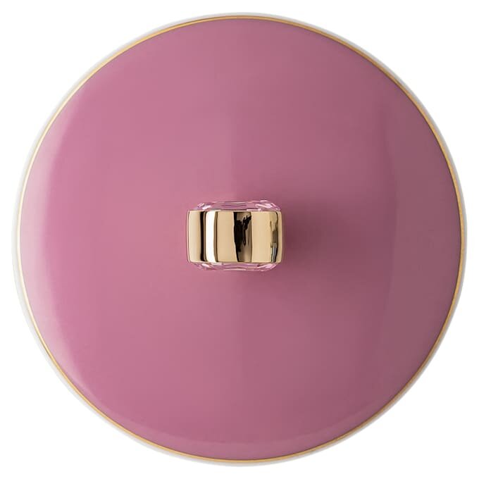 Signum-mok met deksel, porselein, roze Signum-mok met deksel, porselein, roze