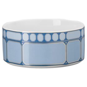 Signum ontbijtkom van porselein, blauw