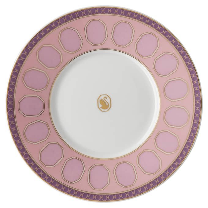 Signum-theekopje met schoteltje, porselein, roze Signum-theekopje met schoteltje, porselein, roze