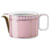 Signum-theepot van porselein, klein, roze Signum-theepot van porselein, klein, roze