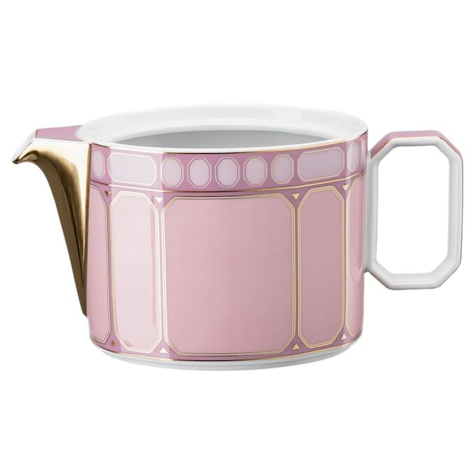 Signum-theepot van porselein, klein, roze Signum-theepot van porselein, klein, roze