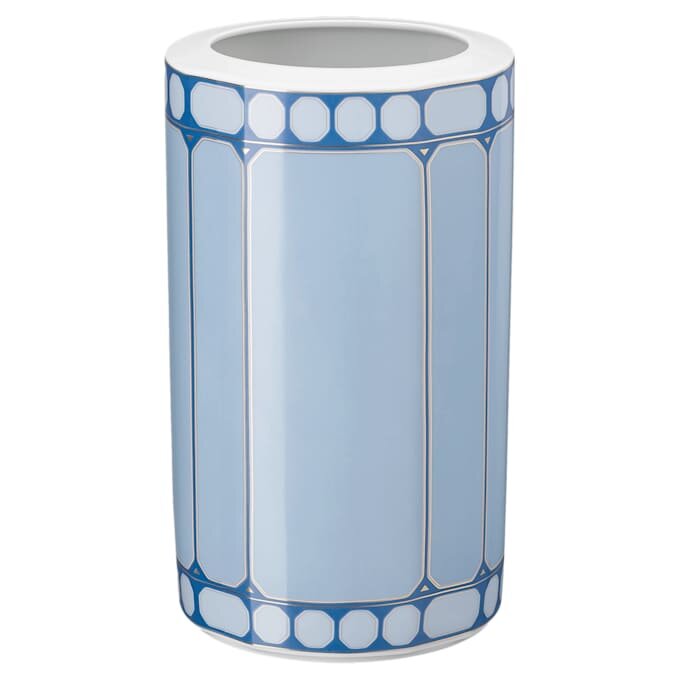 Signum-vaas, porselein, blauw Signum-vaas, porselein, blauw